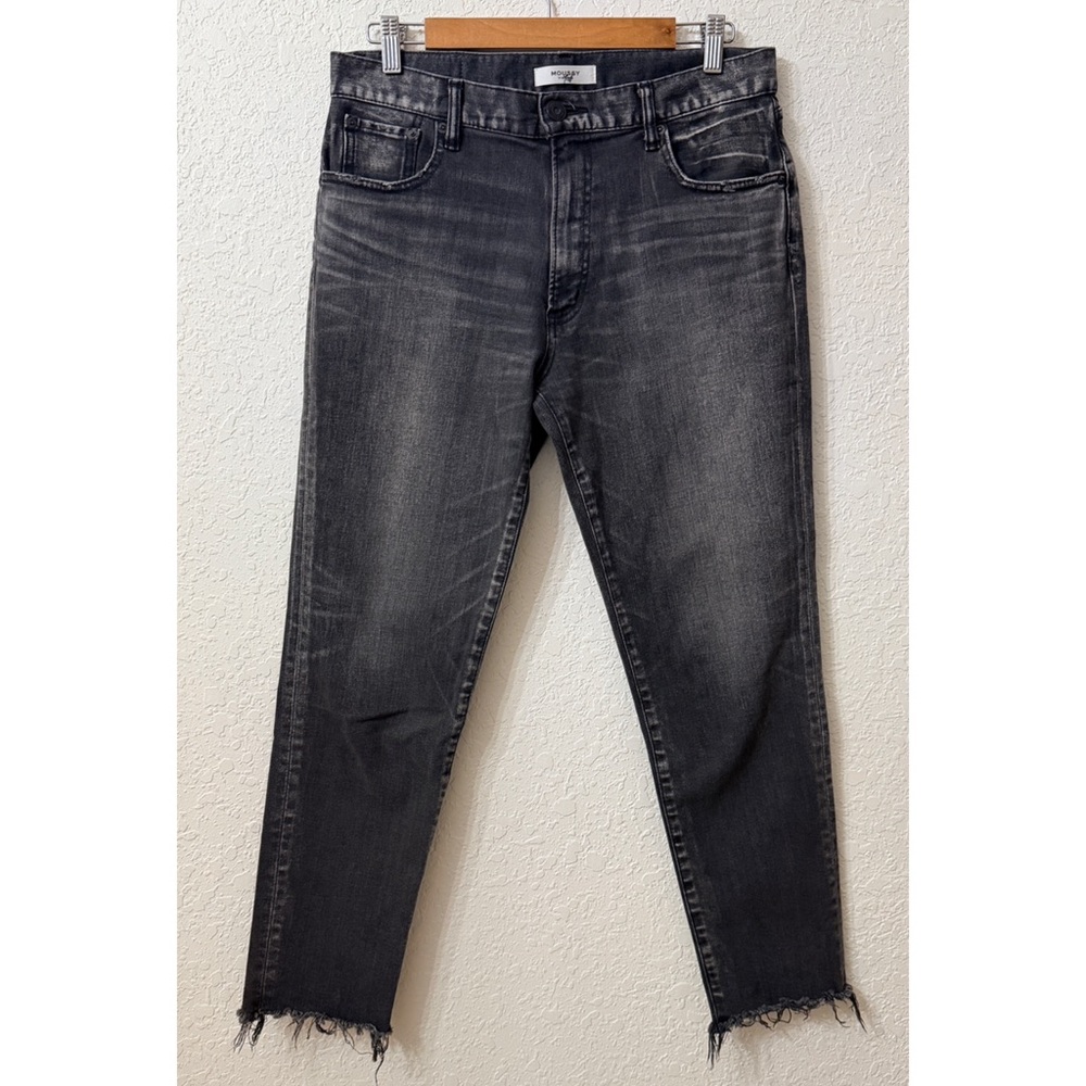 Moussy Vintage Westcliffe Raw Hem Ankle Crop Grey Jeans - 30 - Picture 1 of 9